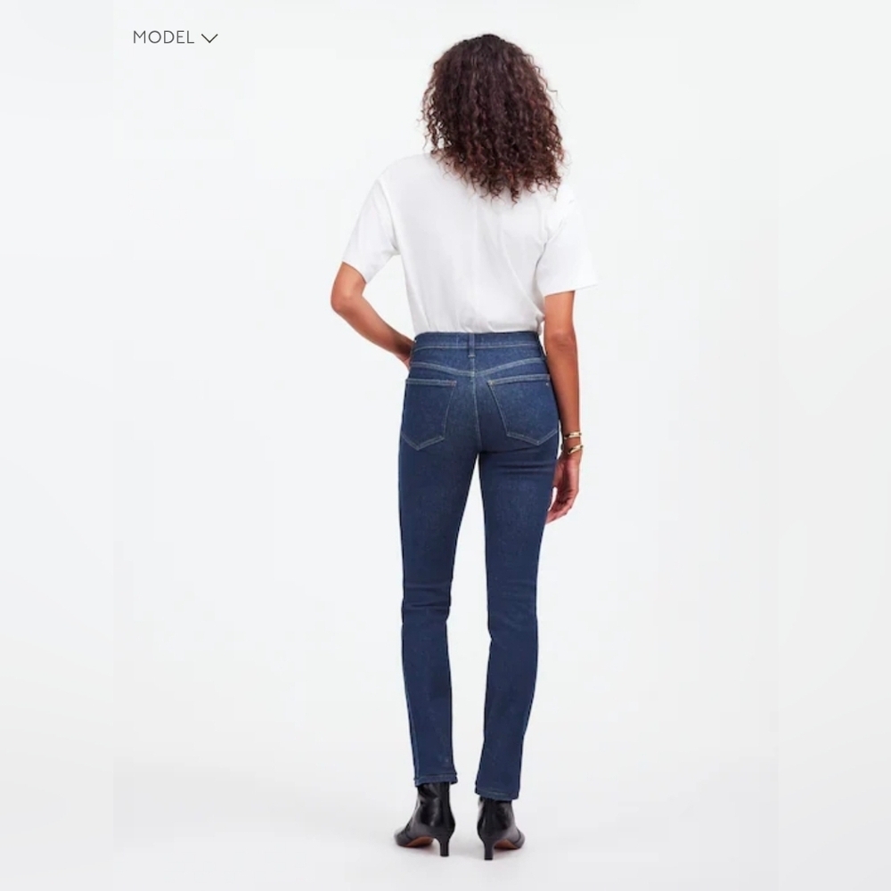❤️ MADEWELL MID-RISE STOVEPIPE  JEANS, 10 (30) - Picture 2 of 14
